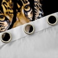thumbnail image 4 of Feelyou Jungle Leopard Animal Curtains Pack of 2 (42x84 Each), 3D Wildlife Cheetah Curtains Blackout, Rustic Animal Theme Bedroom Curtains, Window Curtains Home Decor, 4 of 6