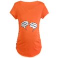 thumbnail image 1 of CafePress - MOVE OVER NO YOU MOVE OVER FUNNY TWINS Maternity T - Maternity Dark T-Shirt, 1 of 1