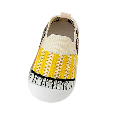 

zuwimk Shoes Baby Water Shoes Barefoot Skin Aqua Sock Swim Shoes for Beach Swim Pool Yellow