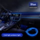 thumbnail image 2 of Fiudx Lámpara Led Decorativa para Coche, Tira Luminosa Flexible 3M El, Diseño Suave y Ligero, Ahorro de Energía, Iluminación Interior y Exterior, Ajuste Universal, Entrada de 12 V/5 V, Cable de 2,3 M, 2 of 2