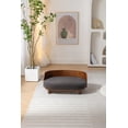 thumbnail image 6 of Dog Beds Scandinavian style Elevated Dog Bed Pet Sofa With Solid Wood legs and Bent Wood Back, cashmesh Cushion, Walnut wood, dark grey cashmere.,Cat Beds, 6 of 12