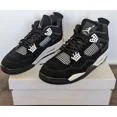 thumbnail image 4 of Ni - ke Men's US Size 13 - Jordan 4 Retro 'White Thunder' FQ8138-001, New w/ Damaged Box, 4 of 5