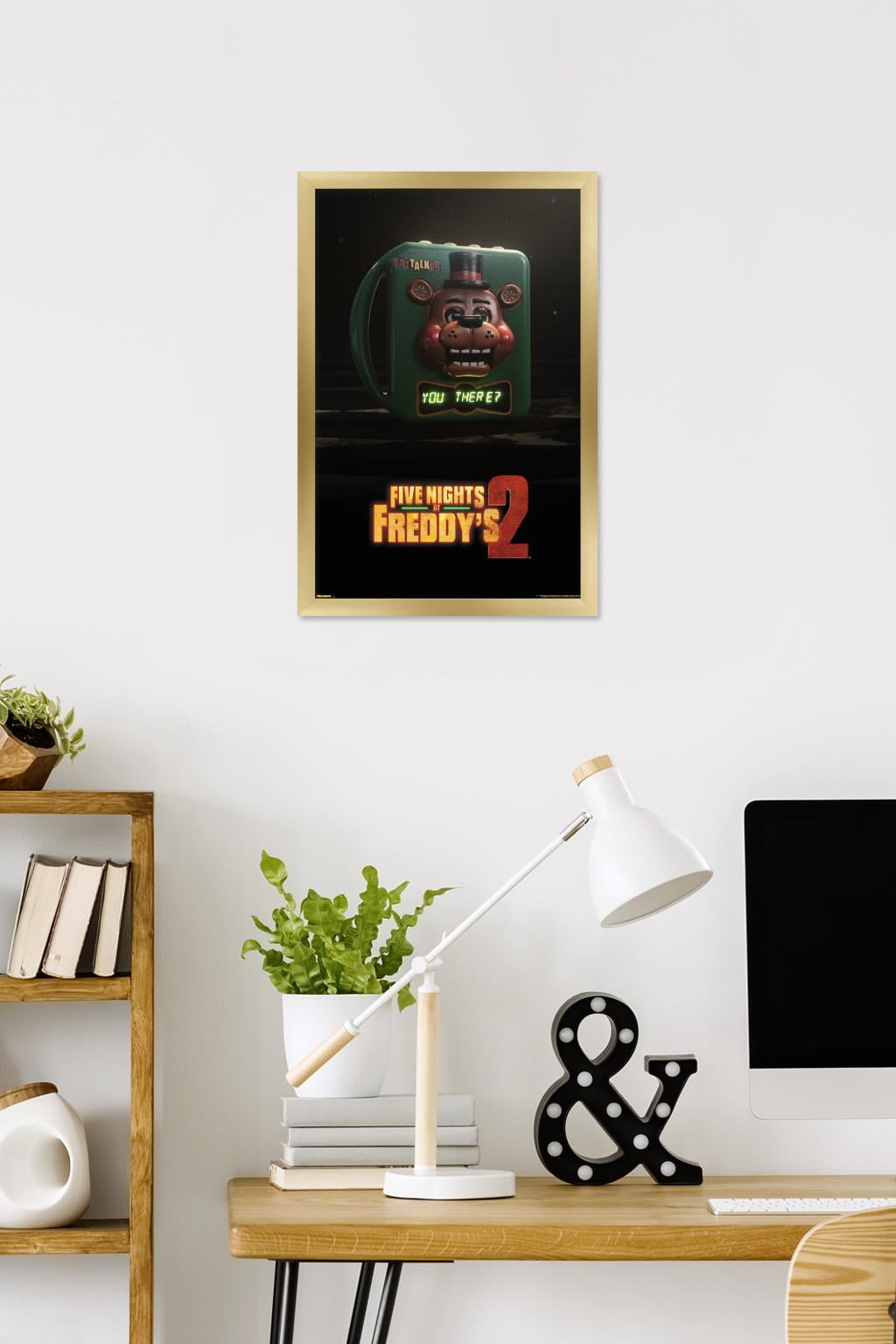 Five Nights at Freddy's Movie 2 (2025) - Teaser One Sheet Wall Poster, 14.725" x 22.375" Framed