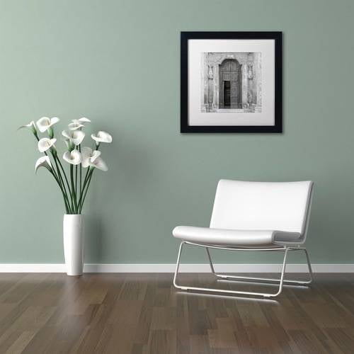 Trademark Fine Art "Tuscany VII" Canvas Art by Alan Blaustein, White Matte, Black Frame