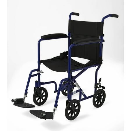 Medline Aluminum Transport Chair with 8