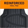 thumbnail image 6 of Armor All 4-Piece Black Trim-to-Fit All-Weather Floor Mats, Vehicle Make - Universal, 6 of 9