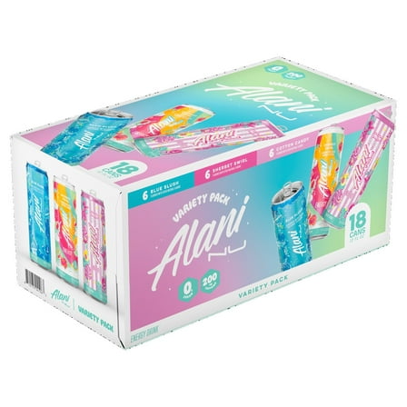Alani Nu Energy Slush Variety, 12 fl oz, 18-pack