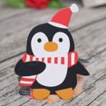 thumbnail image 3 of Bewildely 50 unids/lote de tarjetas de piruleta de papel de Papá Noel, invitaciones DIY, piruleta, paquete de regalo, decoración, regalos de Navidad, Kits de decoración para fiestas Pingüino Bewildely HA001849-02, 3 of 6