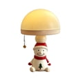 thumbnail image 3 of Christmas Snowman Night Light, LED Warm Light Eye-Friendly Desk Lamp, Bedroom Bedside Decorative Lamp, Cute Holiday Gift Ornament with Touch Control, 3 of 7