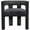 Black, variant on Meridian Furniture Athena Black Boucle Fabric Accent/Dining Chair