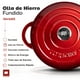 thumbnail image 5 of Olla de Hierro Fundido Esmaltado Ultrachef Horno Holandés 28 cm 6 Litros Rojo, 5 of 10