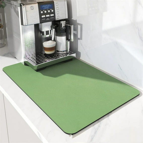 Coffee Mat Set - Ultra Absorbent & Non-Slip for Espresso Machine & Countertops, Bar, Under Sink,Dishes