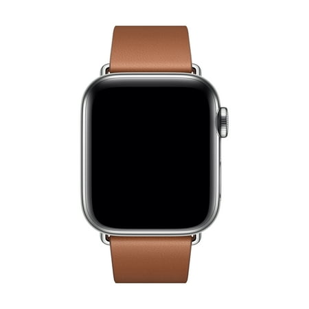 Leather Modern Buckle for Apple Watch™ 40mm - Small - Saddle Brown