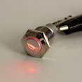 16mm power LED wheel 12V 3A push rod car horn momentum rocker switch
