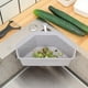 thumbnail image 5 of ¡Liquidación de toallitas TEVEQ! Cesta triangular para residuos de cocina, estante lateral para fregadero., 5 of 5