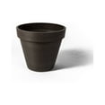thumbnail image 2 of Algreen Valencia Planter, Round Banded Planter, 14-In. Diameter by 12-In.H, Spun Chocolate, 2 of 2