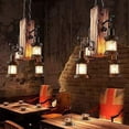 thumbnail image 2 of WUZSTAR 4 Light Rustic Wood Ceiling Light Fixture Industrial Lantern Bar Coffee Farmhouse Decor Hanging Light, 2 of 8