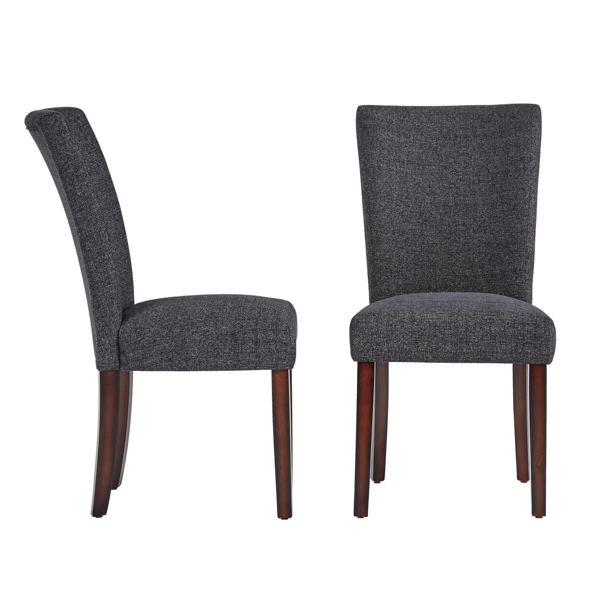Weston Home Wingston Dining Chair, Set of 2, Black