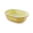 thumbnail image 4 of Msgweeeg Fruit Bowl Fruit Holder Multi Functional Basket Fruit Cleaning Bowl with Strainer Container Kitchen Sink Food Catcher Drainer Fruit Rinser Vegetable Washing Filter Bowl, 4 of 9