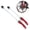 Red, variant on CANSUCC Premium Mountain Bike Quick Release Skewers 1 Pair Front 100mm and Rear 135mm Bicycle Wheel Hub Shaft Aluminum Alloy Steel Cycling Accessories, Red