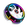 thumbnail image 1 of Graflsoa UFO-Style CPU Air Cooler with 5-Color RGB Lighting, Fluid Bearing, and Downward Airflow for Intel/AMD Processors, Removable Fan Design, Silver Finish, 1 of 7