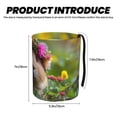 thumbnail image 3 of Naloa Flower Crown Guinea Pig Car Trash Can Garbage Car Accessories Trash Can Car Waste Bin for for Driver and Passenger Any Vehicle, 3 of 7