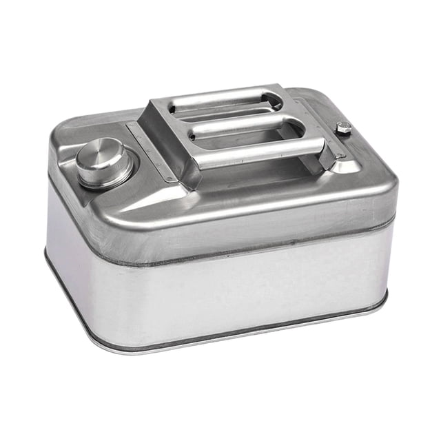 Miulika Contenant d'Eau Robuste en Acier Inoxydable 304 pour le Camping, Bidon de Stockage d'Eau 10 L