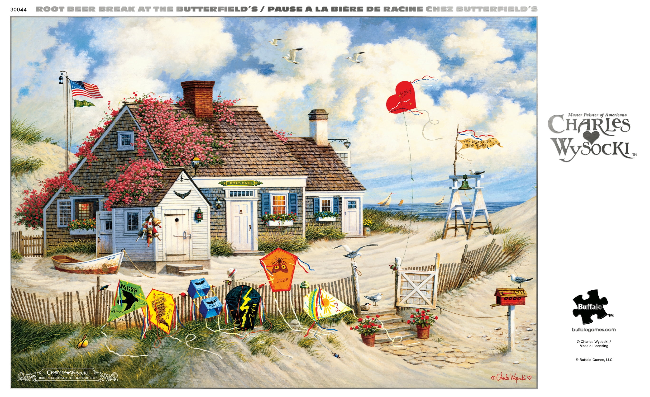 Buffalo Games Rootbeer Break at the Butterfields 500-Piece Interlocking Jigsaw Puzzle for Adults Ages 14+