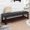 Black, variant on Xukmct Upholstered Leather End of Bed Bench with Shelf, Wood Frame Shoe Bench Shoe Rack Footstool for Bedroom, Living Room, Black