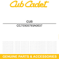 thumbnail image 3 of MTD 703-05793A-0637 Black Deck Lift Arm Murray Mustang XP Colt ZT RZT, 3 of 6