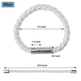 thumbnail image 3 of 2pcsof Curtain Tie, Braided Rope Curtain Tie, 3 of 3