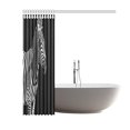 thumbnail image 2 of Cortina de Ducha ABPHQTO con ganchos 150x180 cm, 2 of 2