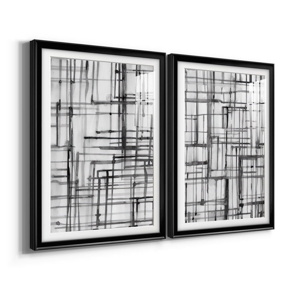 Wexford Home Line Meditation I Premium Framed Print, 26.5" x 36.5" - Ready to Hang, Black (Set of 2)