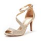 thumbnail image 1 of Sandalia DREAM PAIRS NILE Dorado Brillante Tacón Estileto 7, 1 of 6