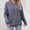 Purple, variant on Kctiaxy Womens Hoodies Pullover Causal Long Sleeve Drawstring Hooded Sweatshirt Solid Color Round Neck Tops Jackets with Pockets Womens Fall Fashion