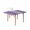 Purple gray, variant on Blue Ombre Rectangle Tablecloth, Waterproof Elastic Fitted Table Covers for 8 Foot Tables, 32x96inch Decorative Tablecloths for Picnic, Camping, Indoor, Outdoor, Grey Modern Art Farmhouse