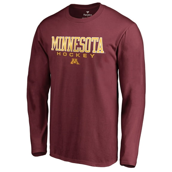 Men's Maroon Minnesota Golden Gophers Team Unity Hockey Long Sleeve T-Shirt