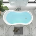 thumbnail image 5 of Vanity Art 54" Acrylic Freestanding Soaking Bathtub, 5 of 10