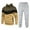Camouflage, variant on GrmtClth Sweatsuits Mens 2 Piece Novelty Color Block Pullover Comfort Soft Long Sleeve Gym Outfits White XL