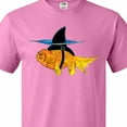 thumbnail image 4 of Inktastic Funny Goldfish with Shark Fin T-Shirt, 4 of 5
