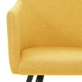 thumbnail image 5 of vidaXL Dining Chairs Upholstered Chair with Metal Legs for Living Room Fabric, 5 of 6
