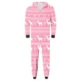 thumbnail image 7 of Oksale Family Christmas Pajamas Matching Sets 2025 Funny Print Xmas Onesie Sleepwear Soft Comfortable Long Sleeve Jumpsuit Pjs for Home Gift for Dad Pink S, 7 of 7
