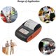 thumbnail image 5 of Impresora térmica PT-210 portátil con Bluetooth, compatible con iOS y Android, incluye rollo de papel naranja (58mm), 5 of 6