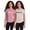 Cashmere Rose/Pumice Stone, variant on Girl’s Athletic Identity 2-Pack Short Sleeve T-Shirt, Sizes 4-18