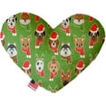 thumbnail image 2 of Christmas Pet and Dog Plush Heart or Bone Toy, "Holiday Friends Group" (Available in different sizes, and 7 different patterns!), 2 of 6