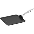 thumbnail image 2 of Cuisinart Hard Anodized 11-Inch Square Grill Pan with Tempered Glass Cover, 2 of 2