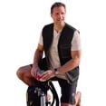 thumbnail image 3 of Atlas For Men Mens Denim Zipped Gilet, 3 of 3