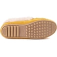thumbnail image 4 of ULTRAIDEAS Women's Fuzzy Moccasin Slippers Micro Suede House Shoes, 4 of 5