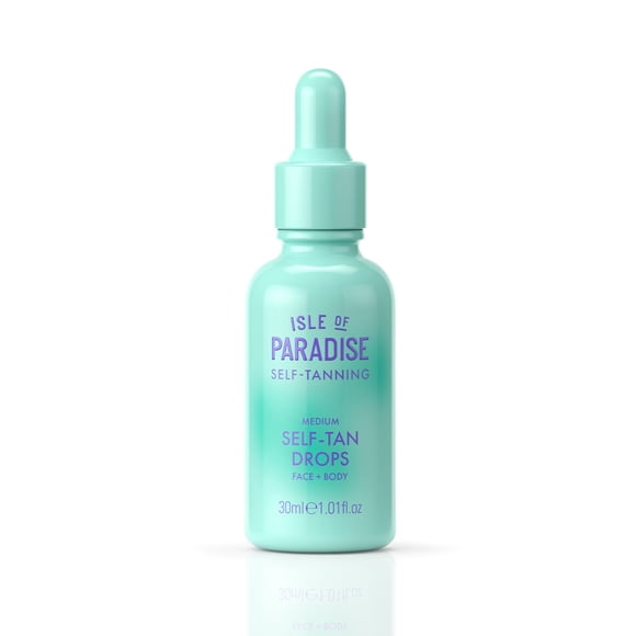 Gotas autobronceadoras Isle of Paradise Medium, 30 ml, para rostro y cuerpo