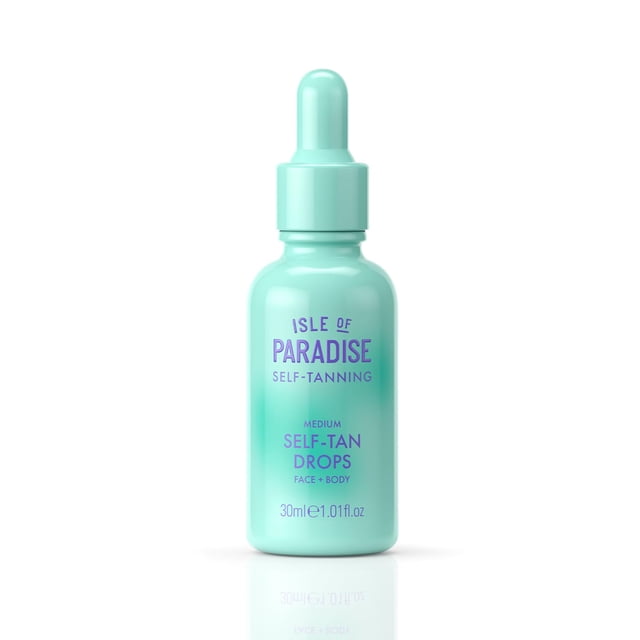 Gotas autobronceadoras Isle of Paradise Medium, 30 ml, para rostro y cuerpo